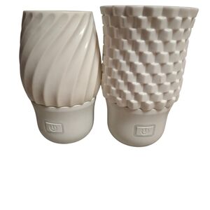 Two Scentsy Swivel And Stack Wall Fan Diffusers White